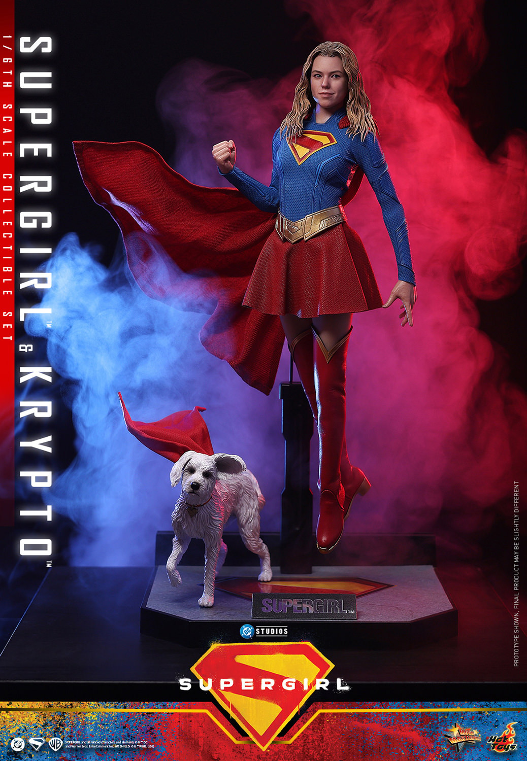 DC Comics Supergirl™ & Krypto™ Sixth Scale Figure Set  (Prototype Shown) View 3