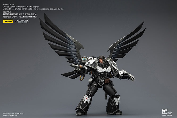 Warhammer 40K Corvus Corax, Primarch of the XIXth Legion Action Figure  (Prototype Shown) View 11