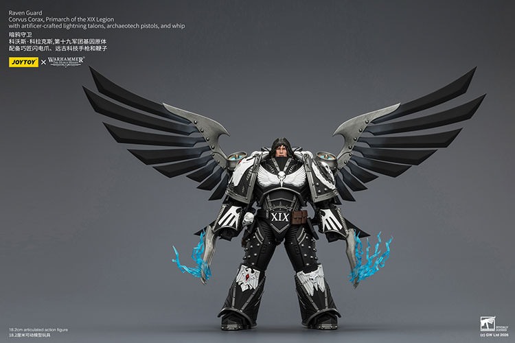 Warhammer 40K Corvus Corax, Primarch of the XIXth Legion Action Figure  (Prototype Shown) View 13