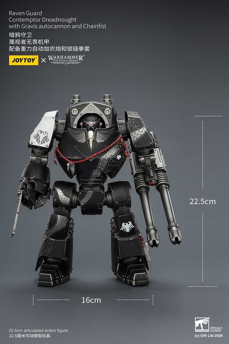 Warhammer 40K Raven Guard Contemptor Dreadnought Action Figure  (Prototype Shown) View 11
