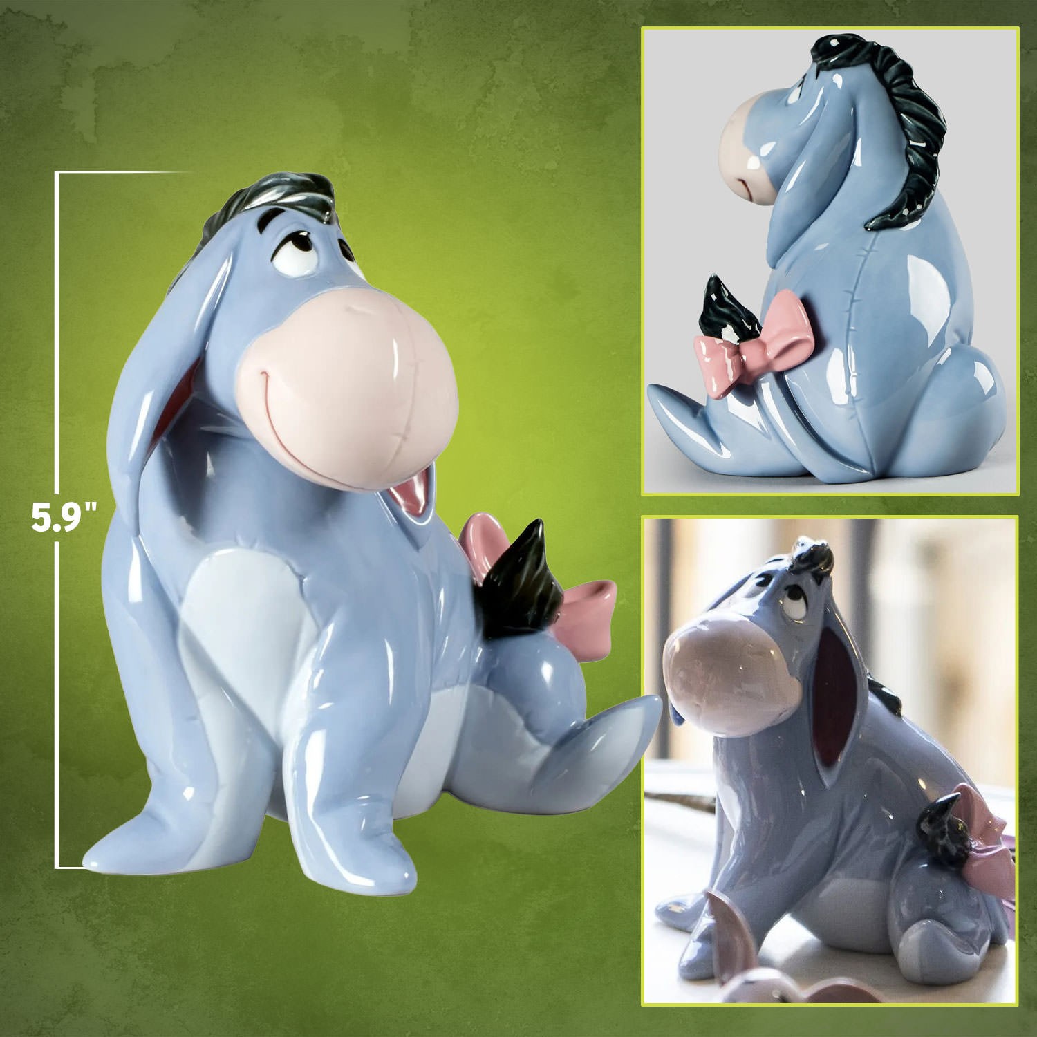 Disney Eeyore Porcelain Statue  (Prototype Shown) View 2
