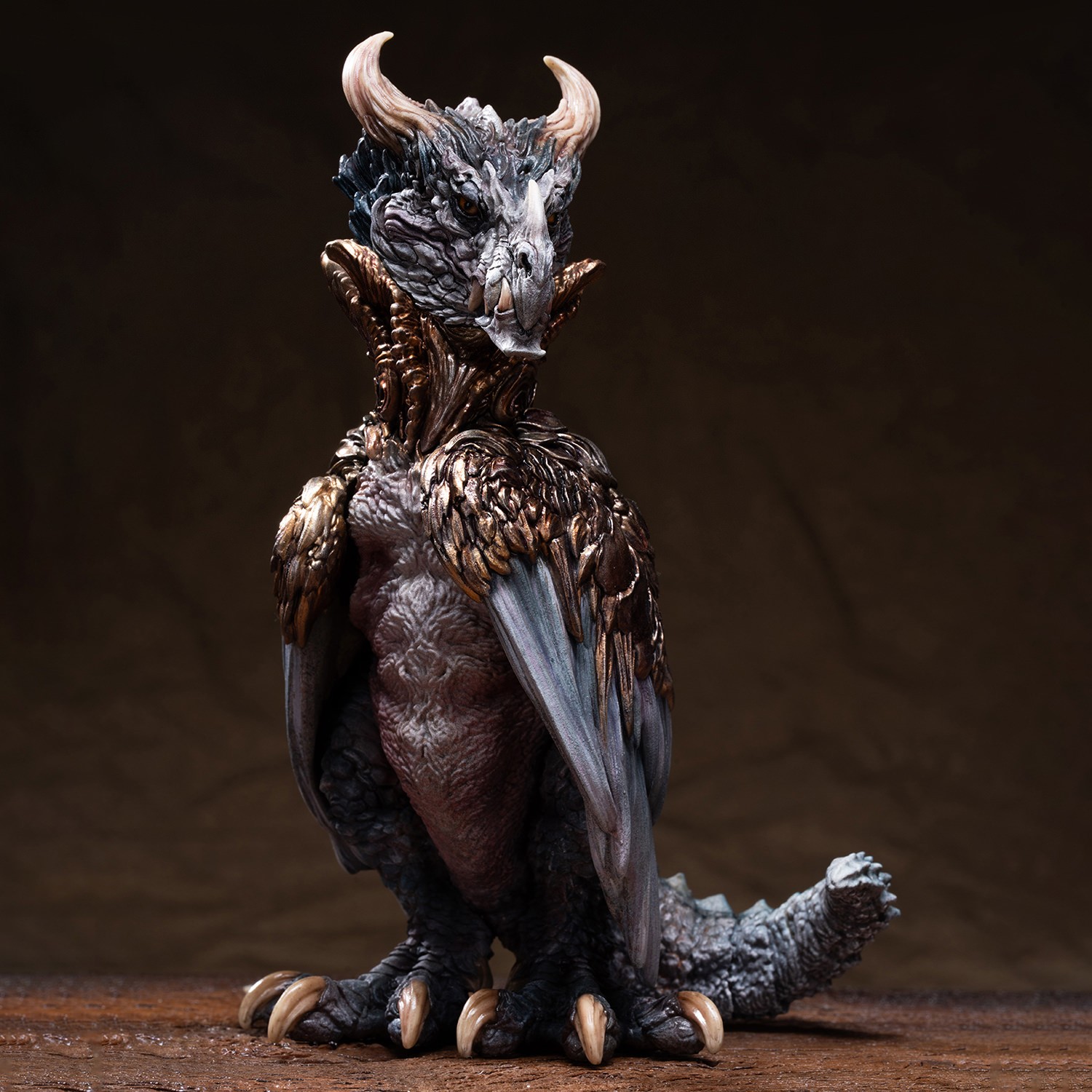 RYO Moon-Collard Dragon Statues  (Prototype Shown) View 1