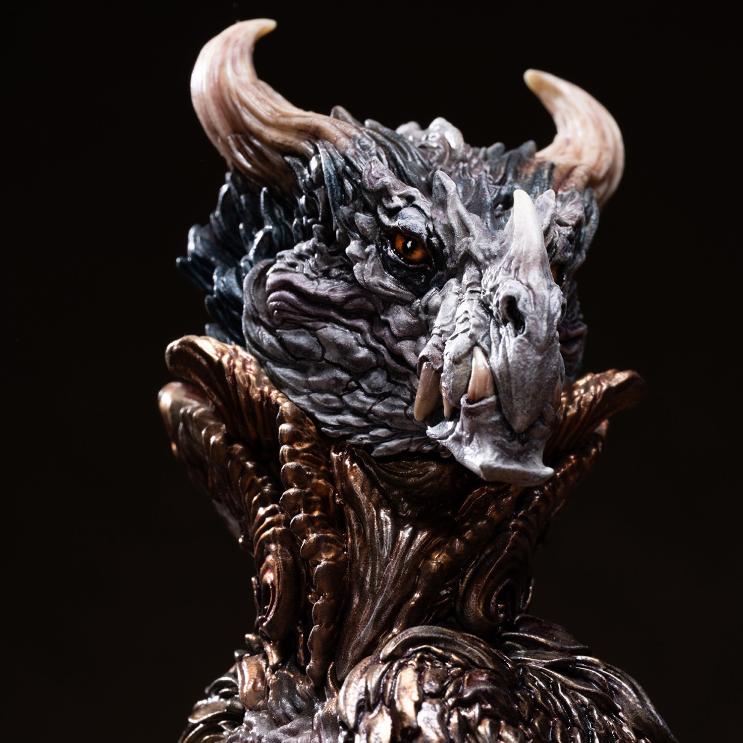 RYO Moon-Collard Dragon Statues  (Prototype Shown) View 6
