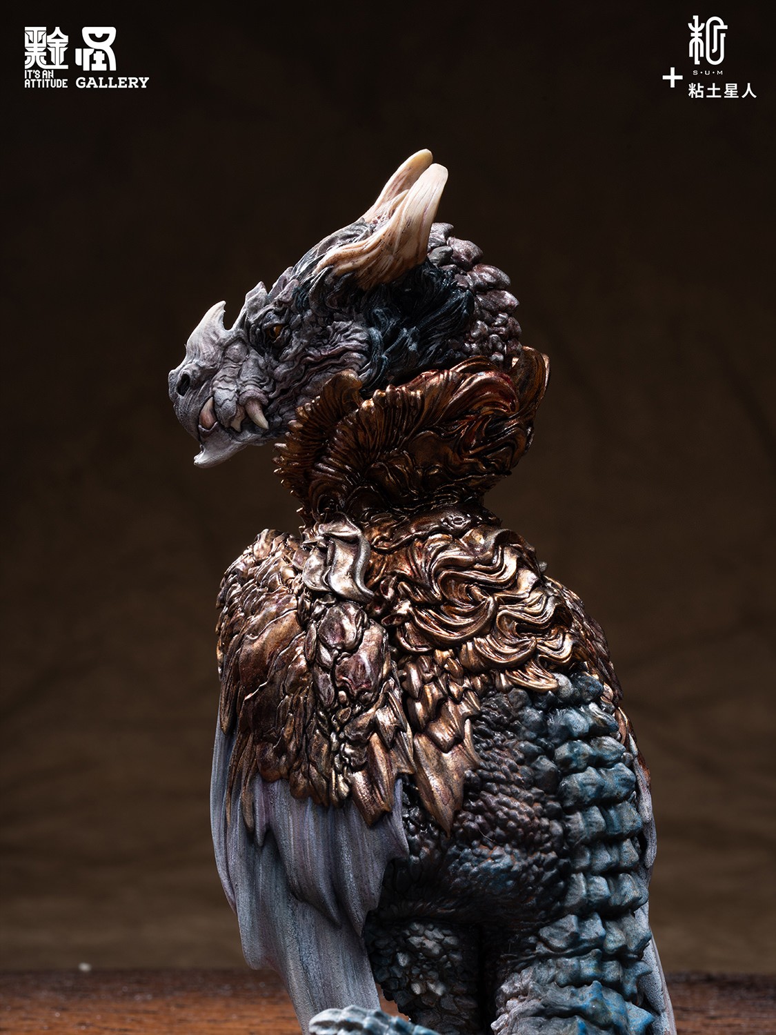 RYO Moon-Collard Dragon Statues  (Prototype Shown) View 9
