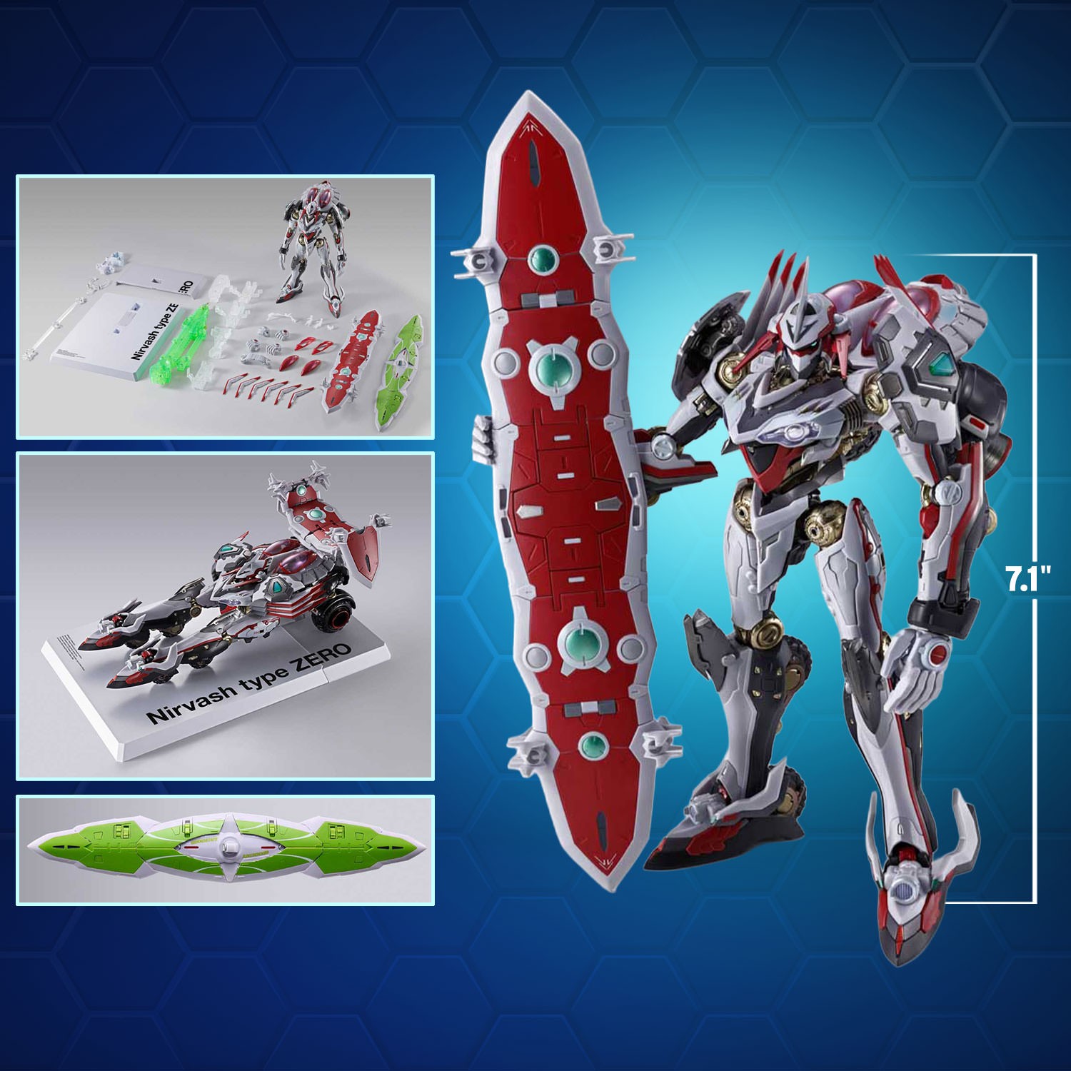 Eureka Seven NIRVASH type ZERO RS Action Figure by Tamashii