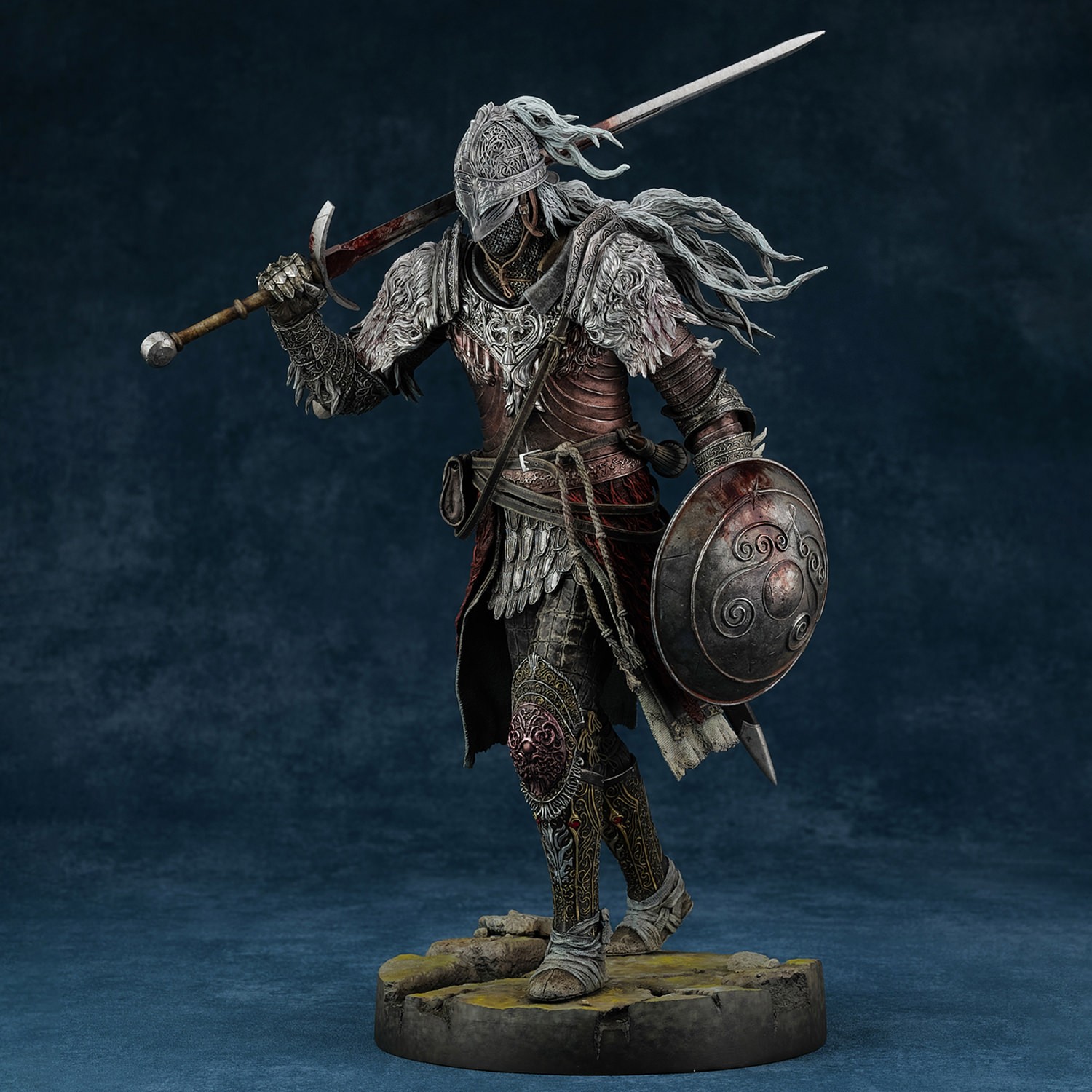 Elden Ring Raging Wolf Statues  (Prototype Shown) View 3