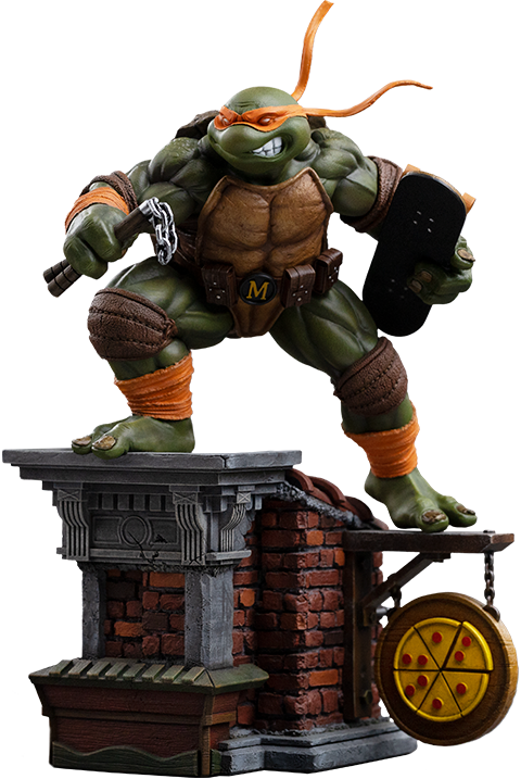 Teenage Mutant Ninja Turtles Michelangelo Unleashed 1:10 Scale Statue  (Prototype Shown) View 12
