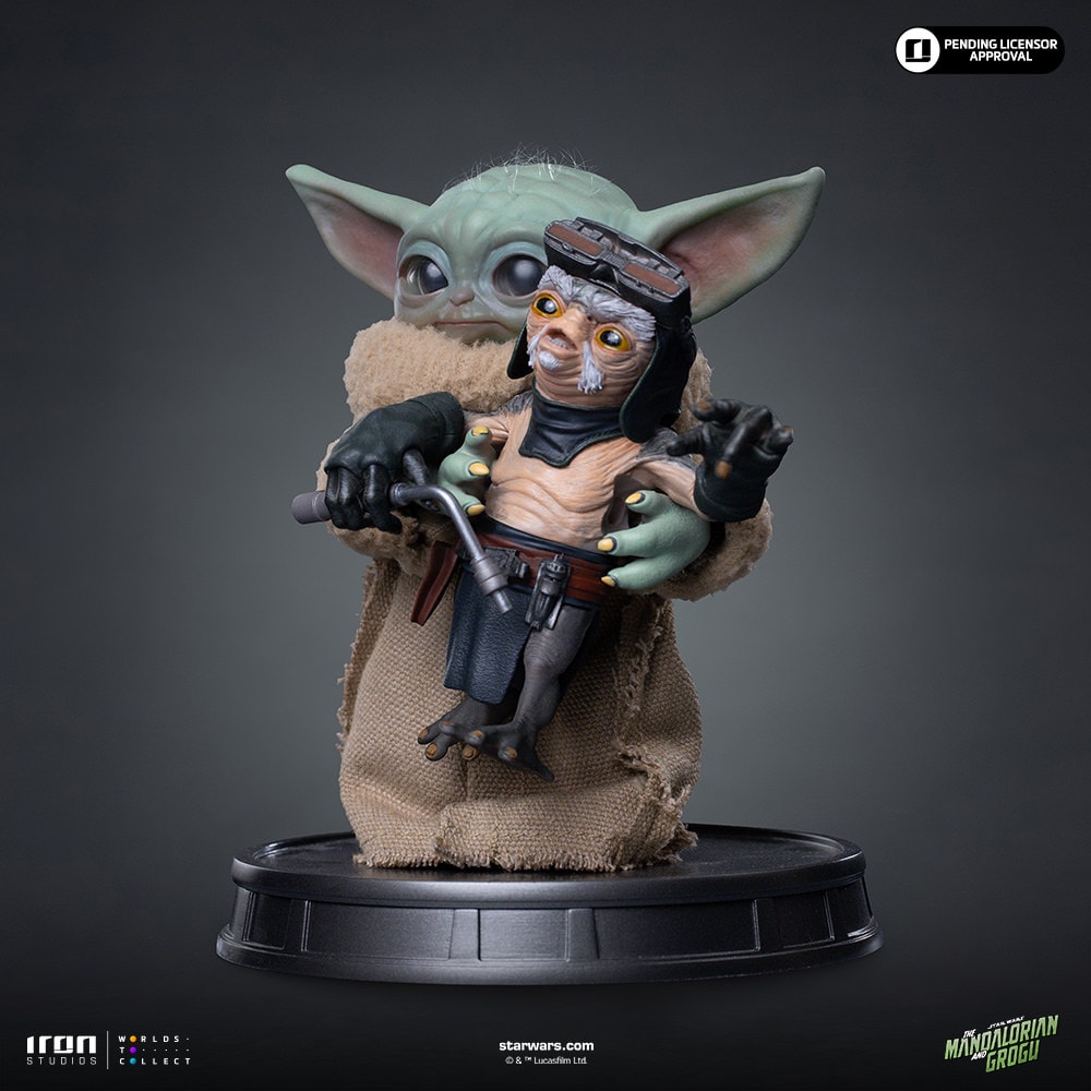 Star Wars Grogu No Squeezy Quarter Scale Statue  (Prototype Shown) View 3