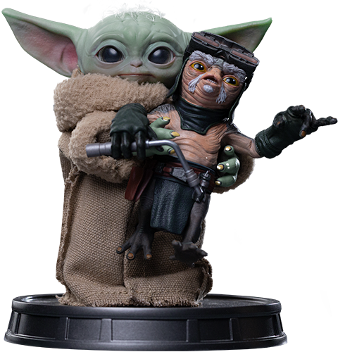 Star Wars Grogu No Squeezy Quarter Scale Statue  (Prototype Shown) View 7