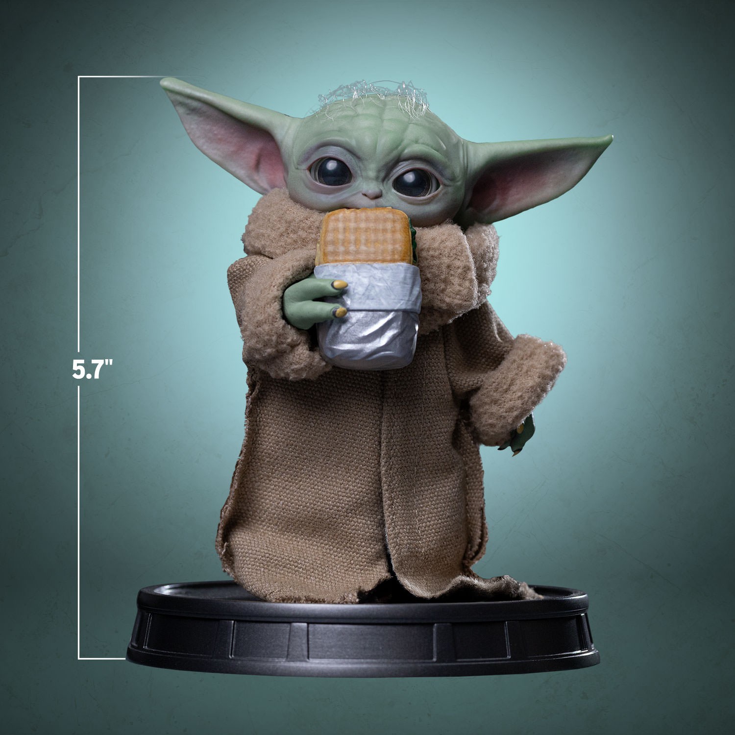 Star Wars Grogu Food Cart Snack Quarter Scale Statue  (Prototype Shown) View 2