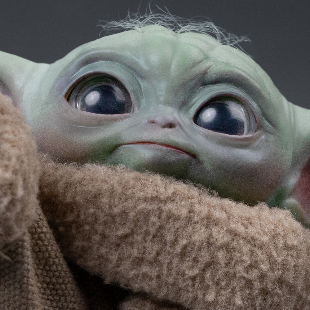 Star Wars Grogu Butterfly Wonder Quarter Scale Statue  (Prototype Shown) View 6