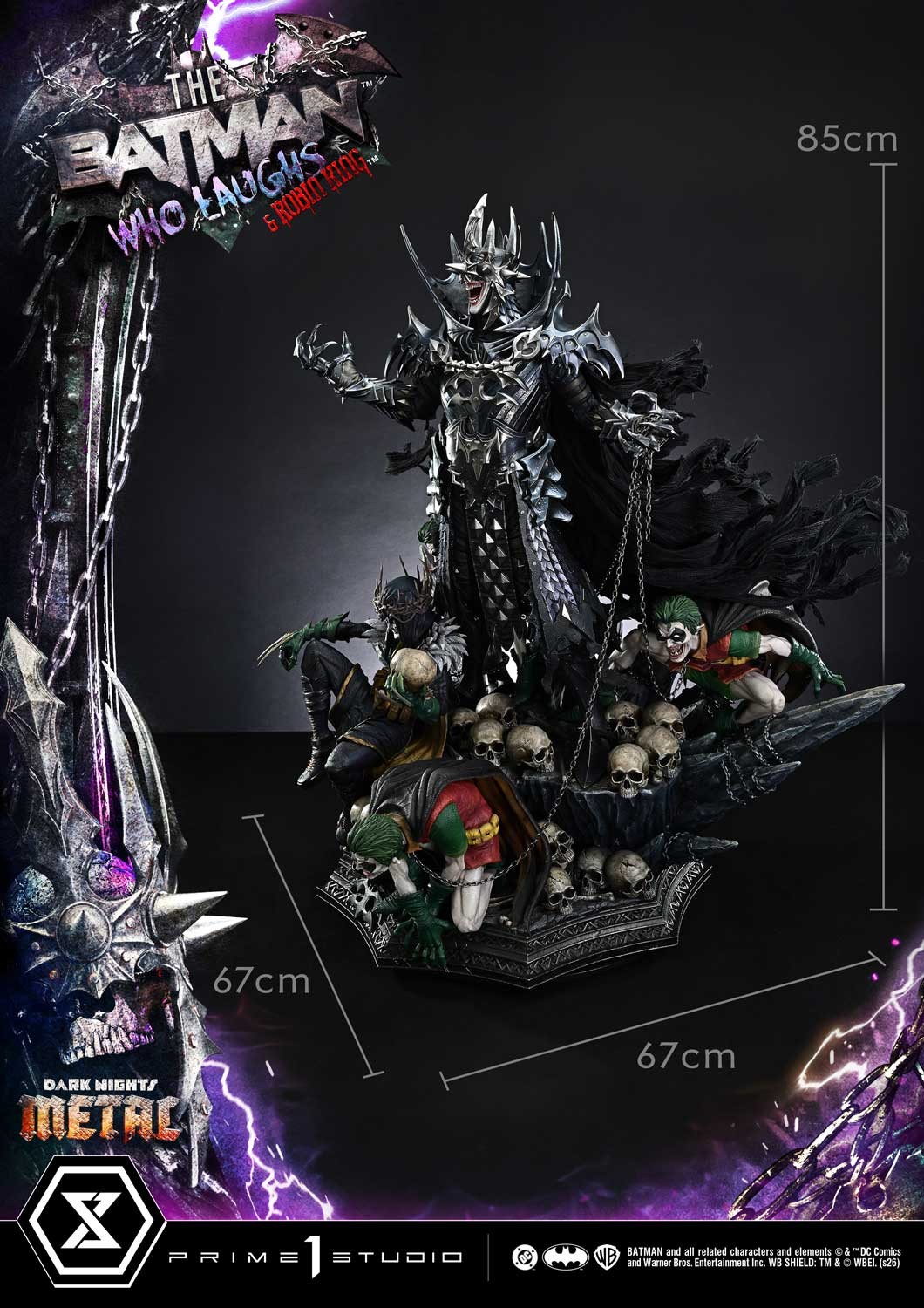 DC Comics The Batman Who Laughs & Robin King 1:3 Scale Statue  Collector Edition (Prototype Shown) View 8