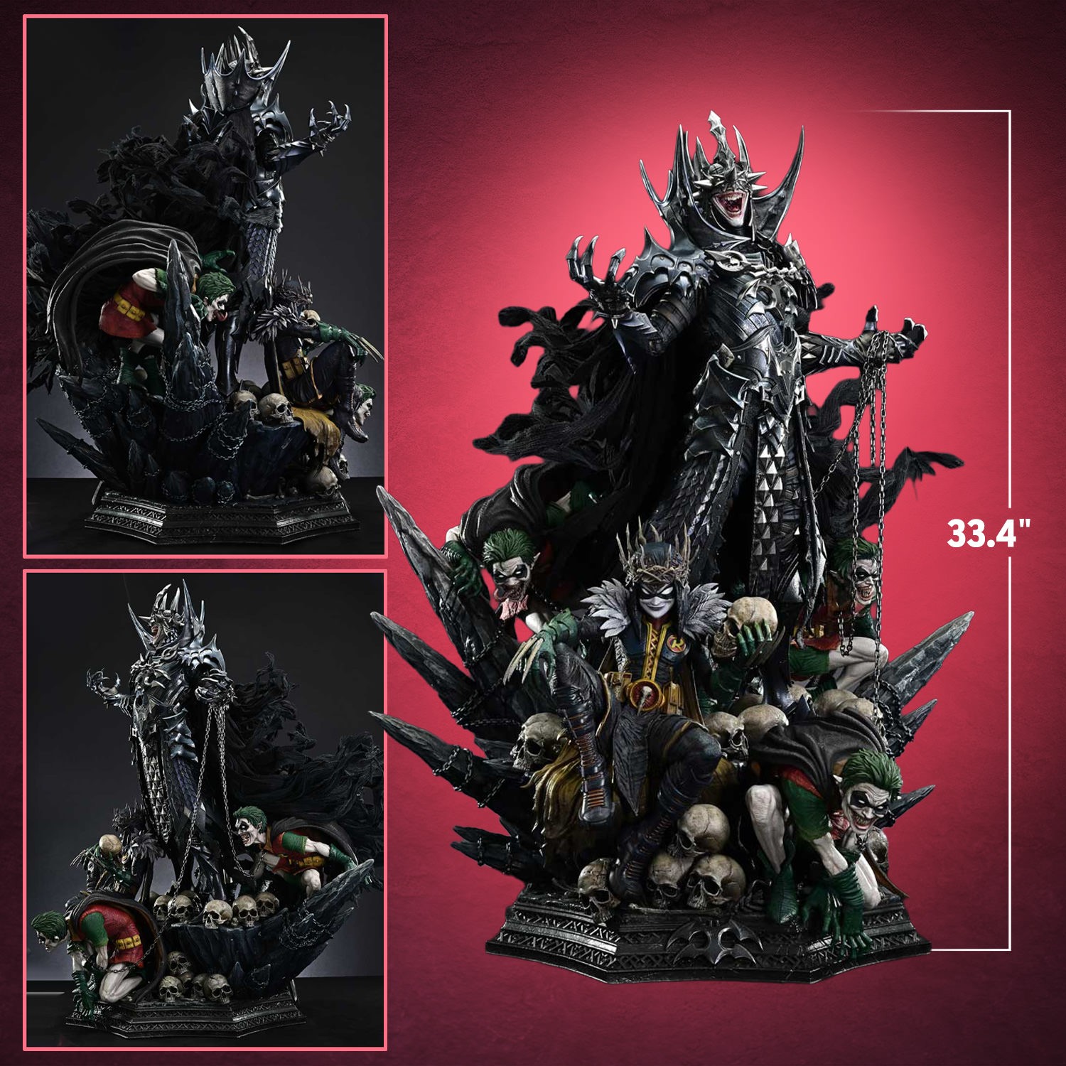 DC Comics The Batman Who Laughs & Robin King 1:3 Scale Statue  Collector Edition (Prototype Shown) View 2