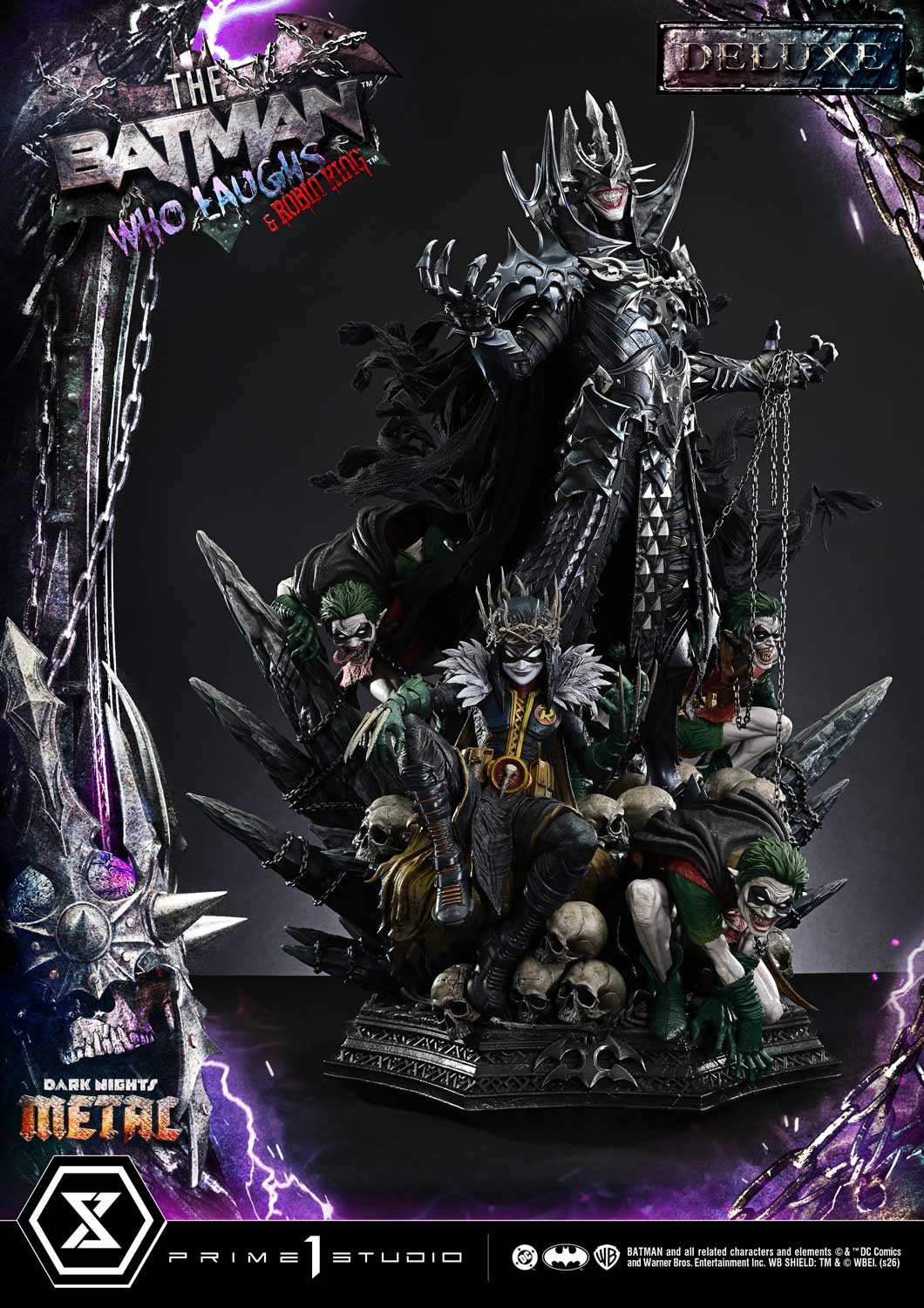 DC Comics The Batman Who Laughs & Robin King (Deluxe Version) 1:3 Scale Statue  (Prototype Shown) View 9