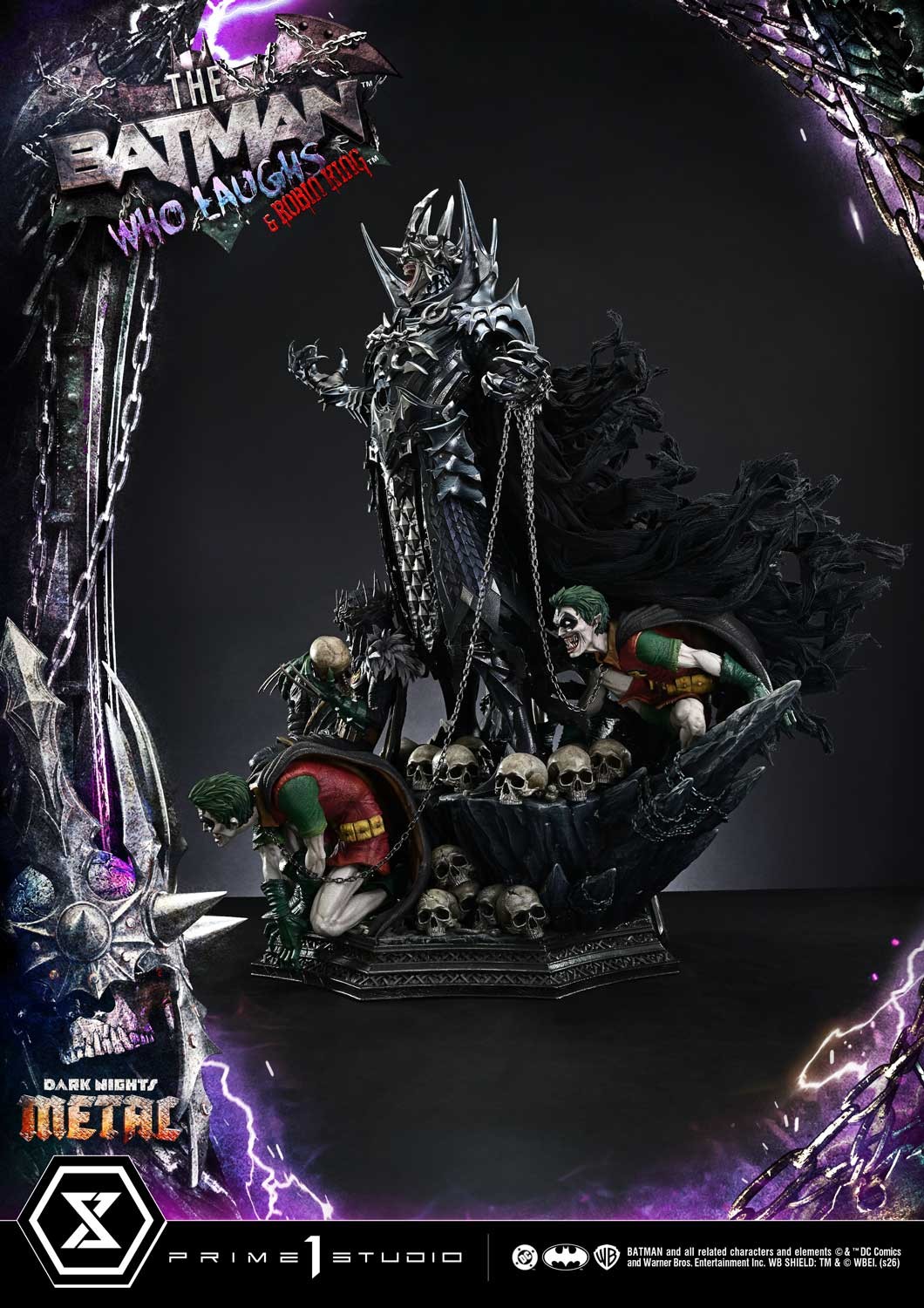 DC Comics The Batman Who Laughs & Robin King (Deluxe Version) 1:3 Scale Statue  (Prototype Shown) View 10