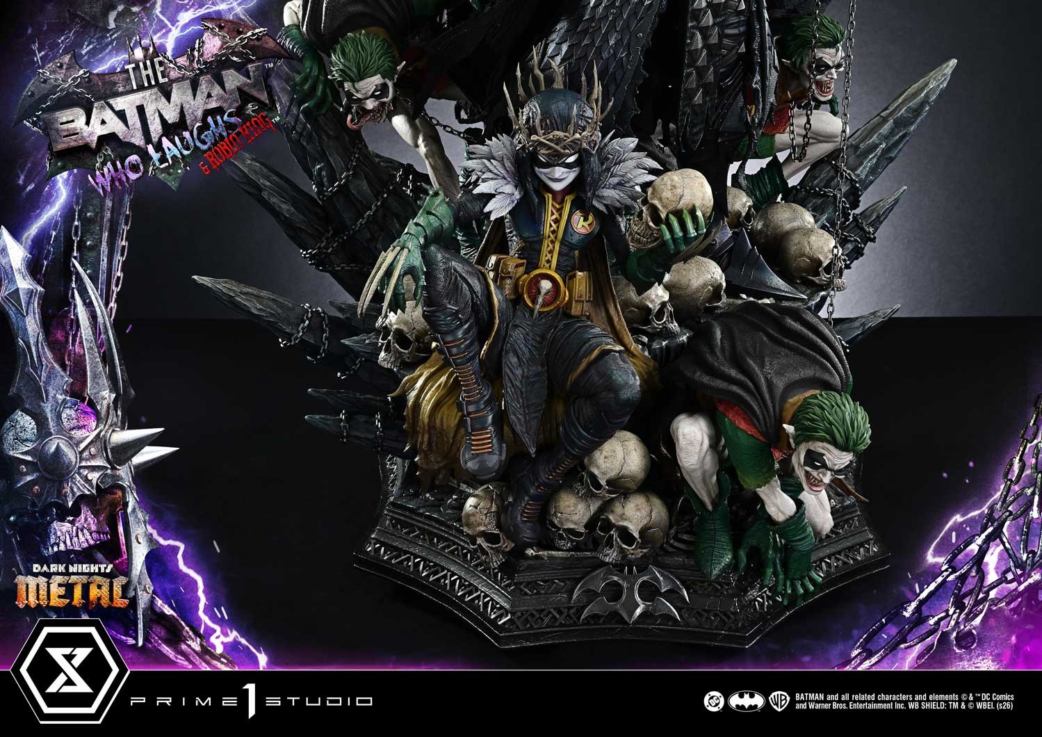 DC Comics The Batman Who Laughs & Robin King (Deluxe Version) 1:3 Scale Statue  (Prototype Shown) View 15
