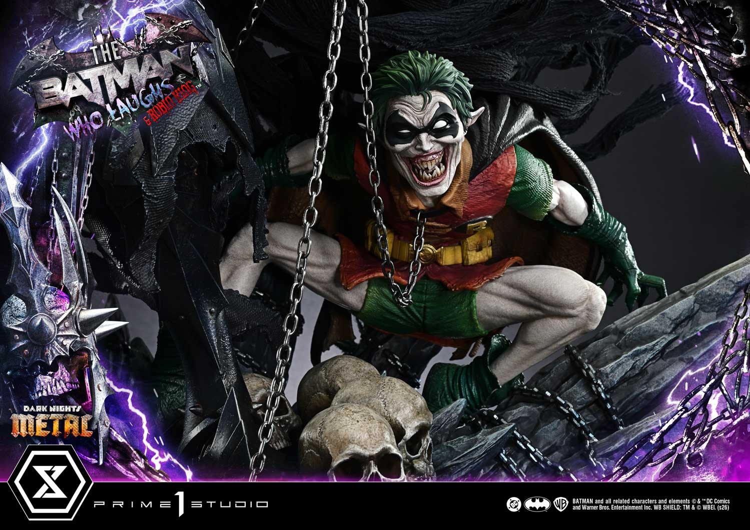 DC Comics The Batman Who Laughs & Robin King (Deluxe Version) 1:3 Scale Statue  (Prototype Shown) View 16