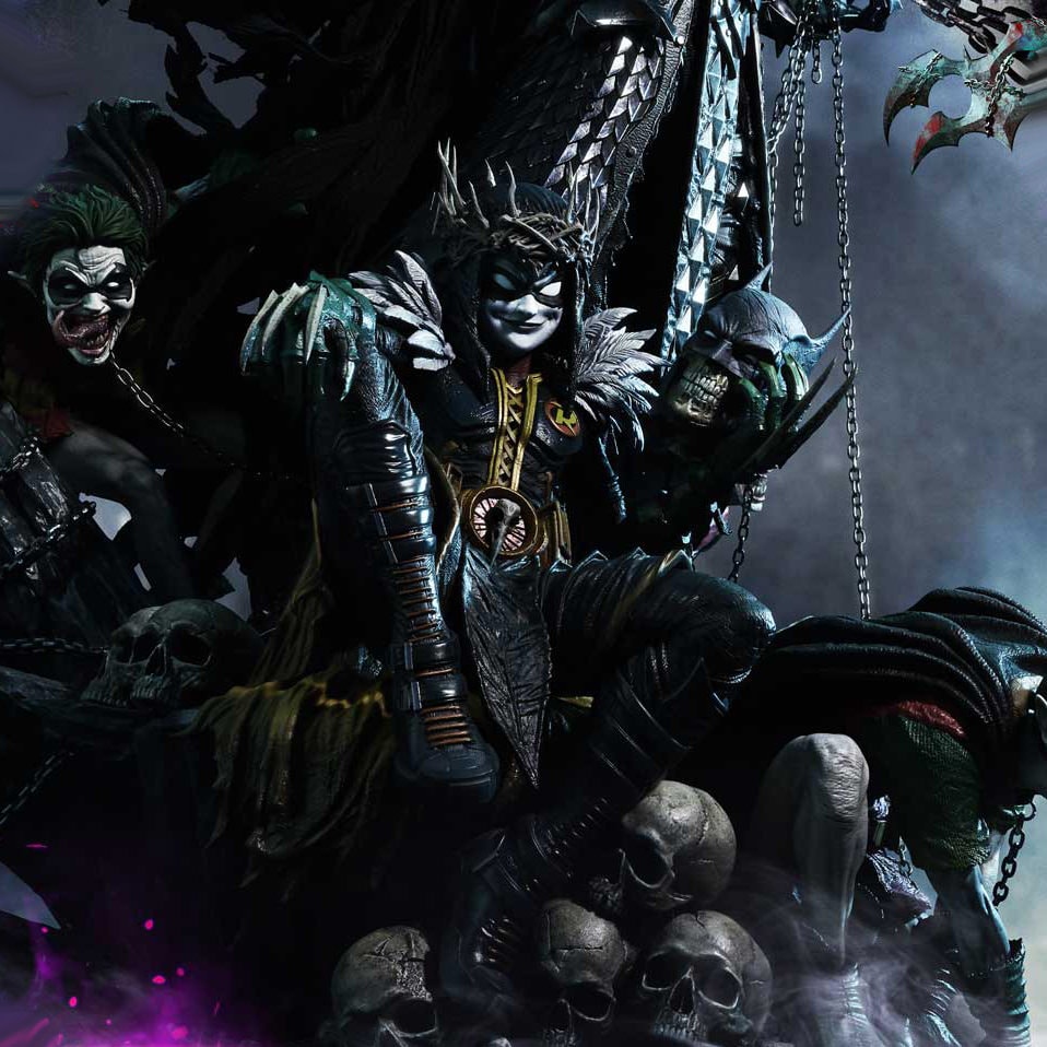 DC Comics The Batman Who Laughs & Robin King (Deluxe Bonus Version) 1:3 Scale Statue  (Prototype Shown) View 1