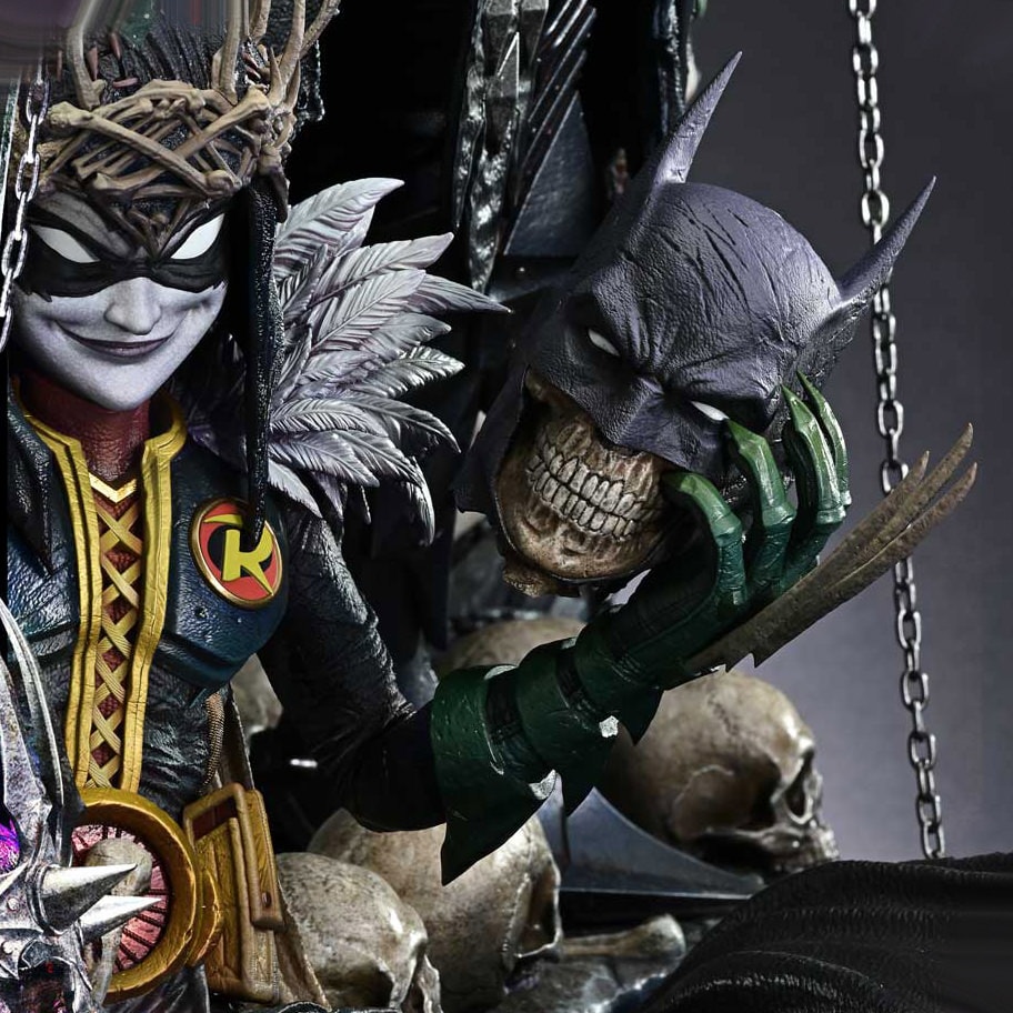 DC Comics The Batman Who Laughs & Robin King (Deluxe Bonus Version) 1:3 Scale Statue  (Prototype Shown) View 4