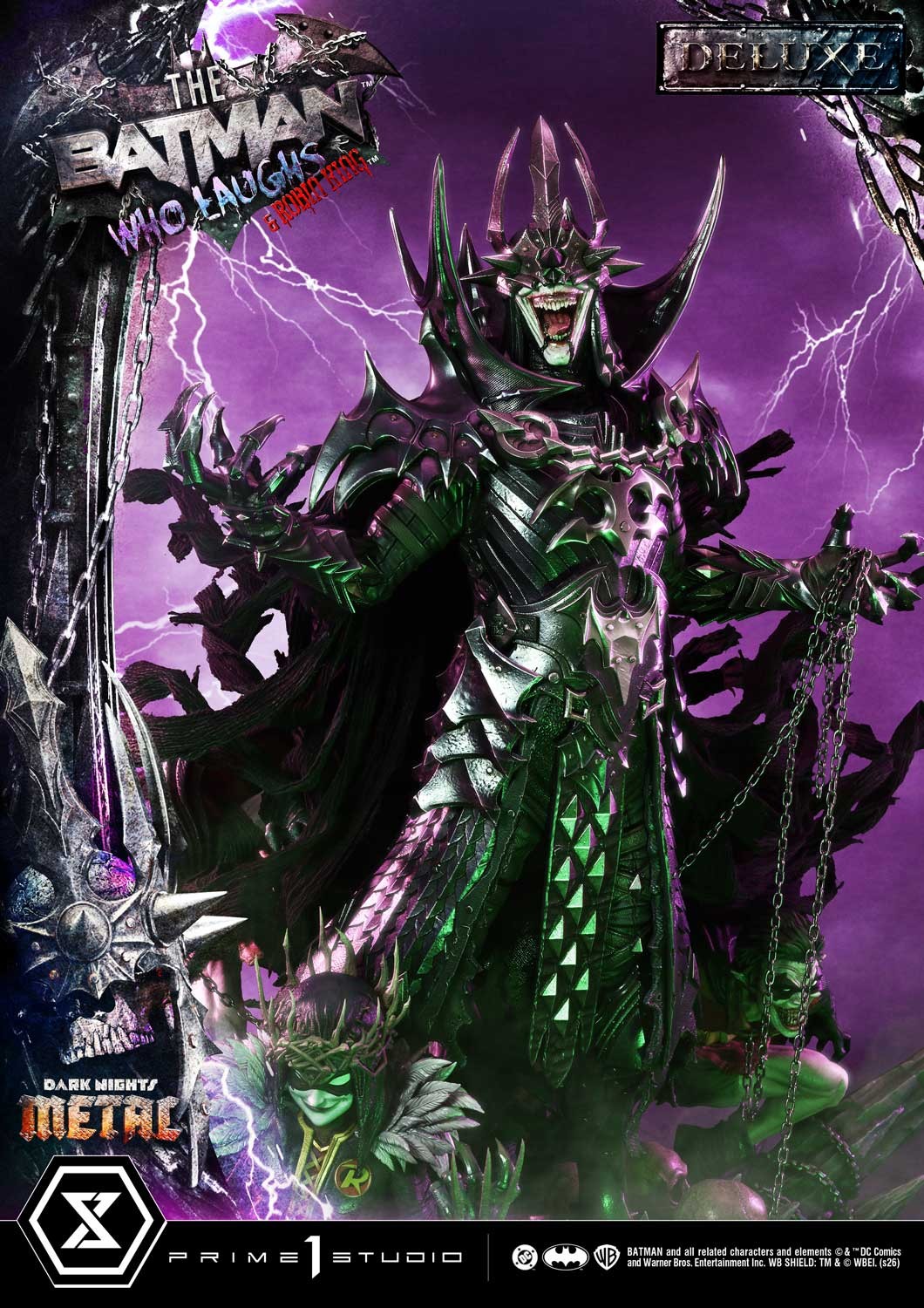 DC Comics The Batman Who Laughs & Robin King (Deluxe Bonus Version) 1:3 Scale Statue  (Prototype Shown) View 9