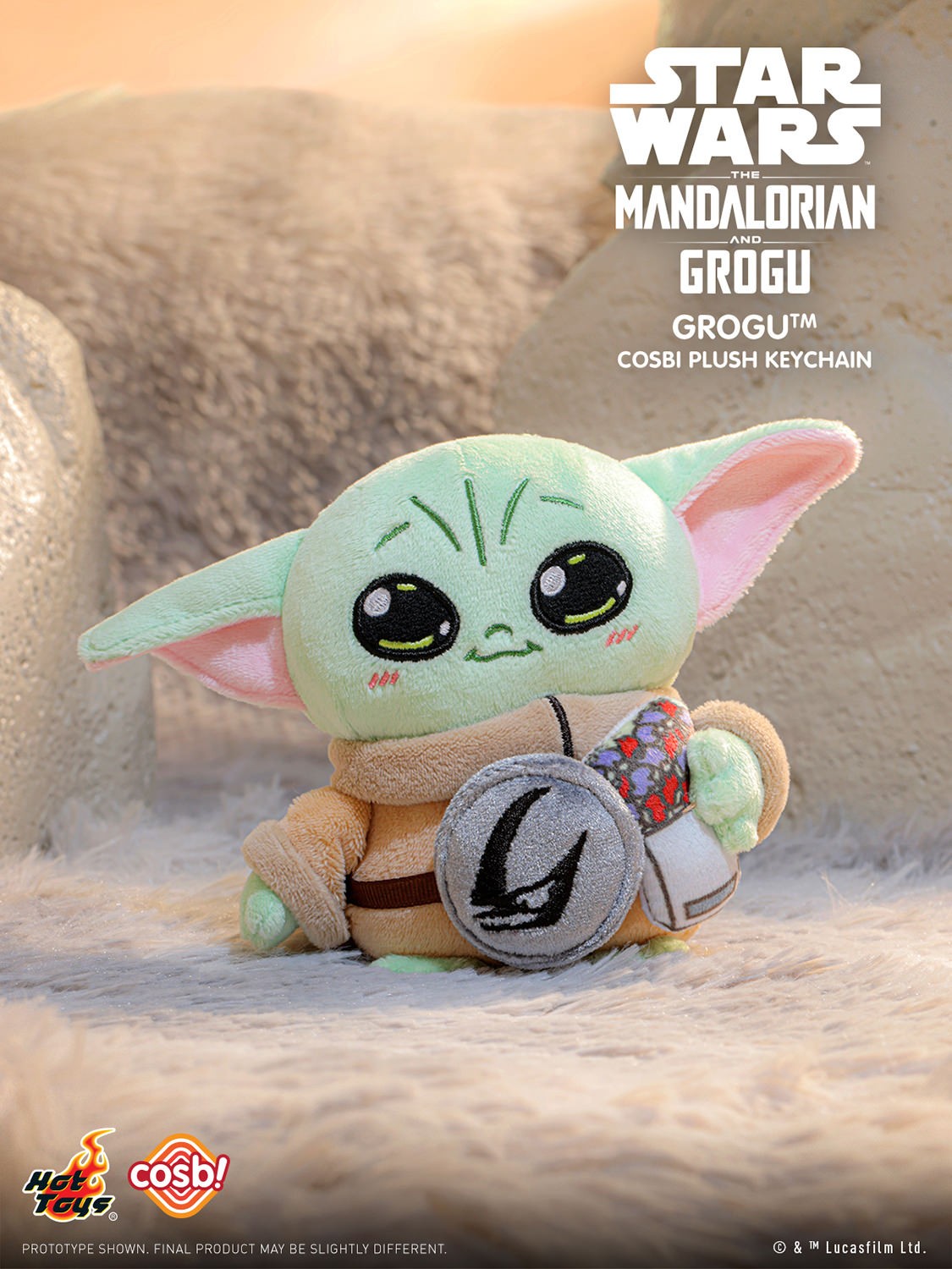 The Mandalorian and Grogu Cosbi Plush Keychain Collection Blind