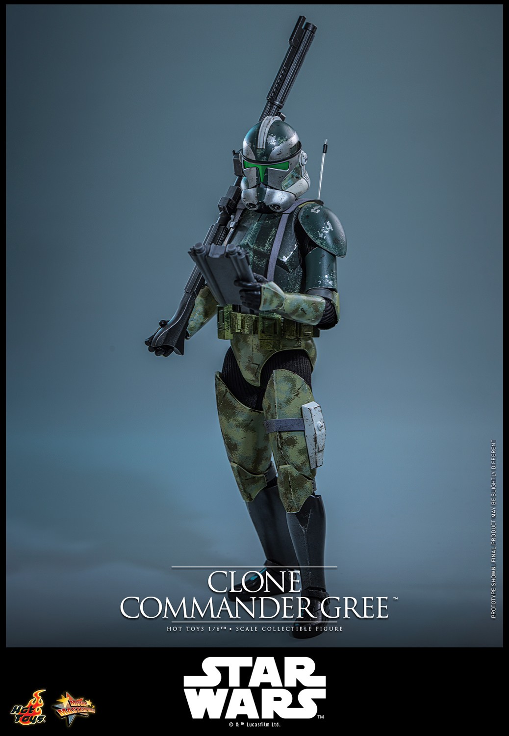 Star Wars Clone Commander Gree Sixth Scale Figure  (Prototype Shown) View 8