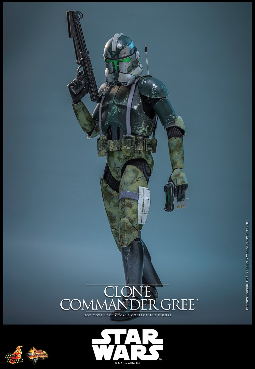 Star Wars Clone Commander Gree Sixth Scale Figure  (Prototype Shown) View 9
