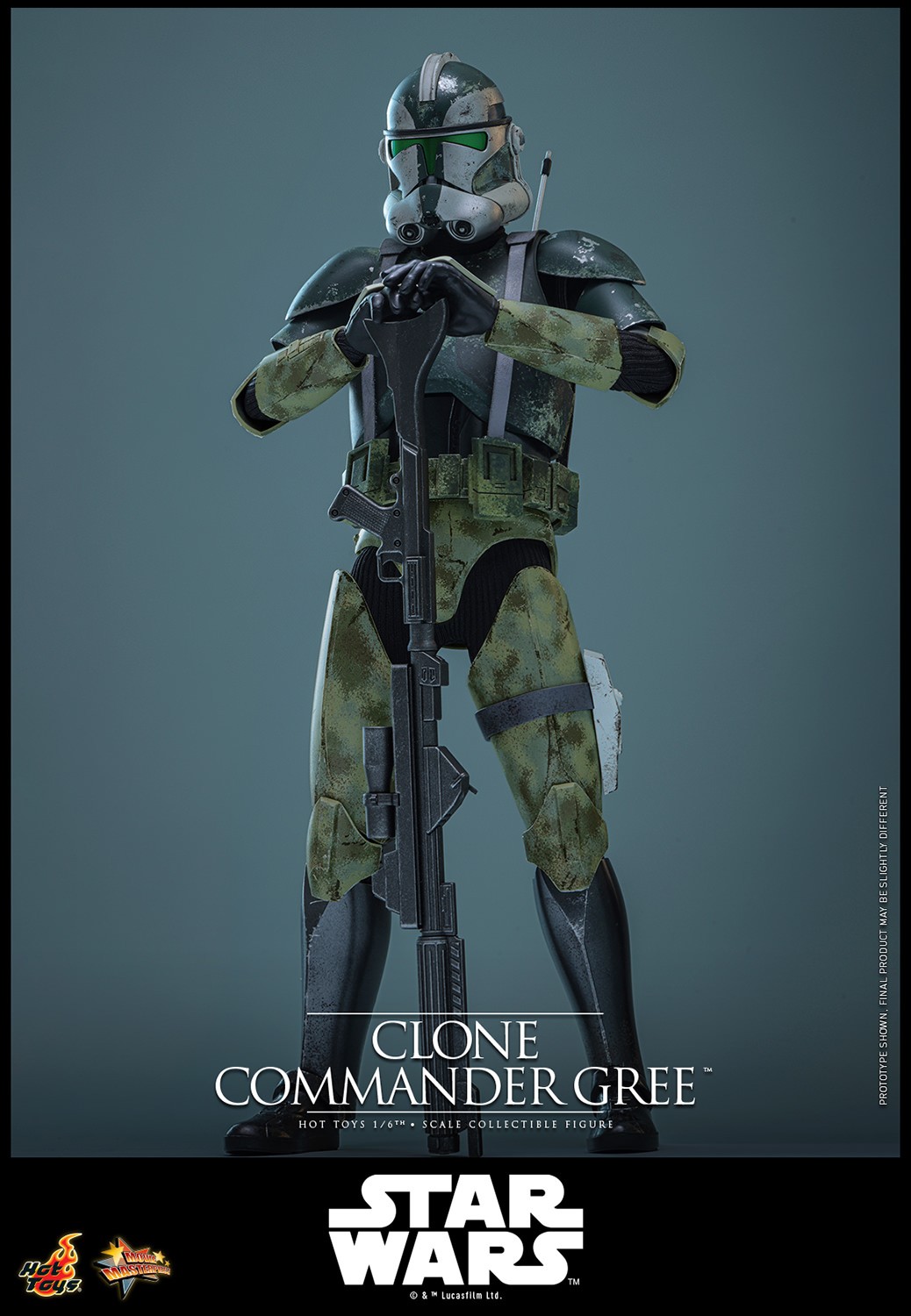 Star Wars Clone Commander Gree Sixth Scale Figure  (Prototype Shown) View 10