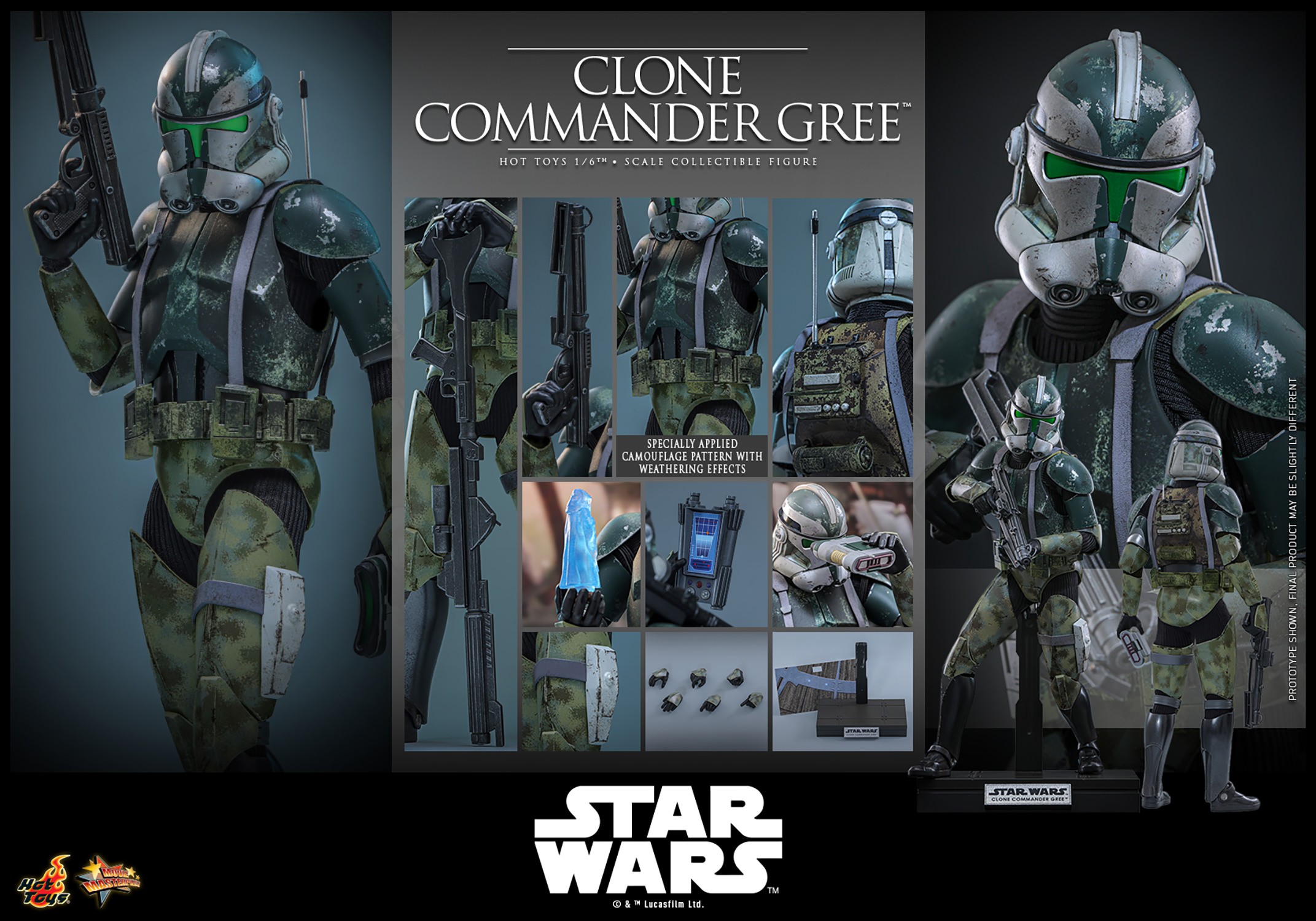 Clone Commander Gree Sixth Scale Figure by Hot Toys | Sideshow
