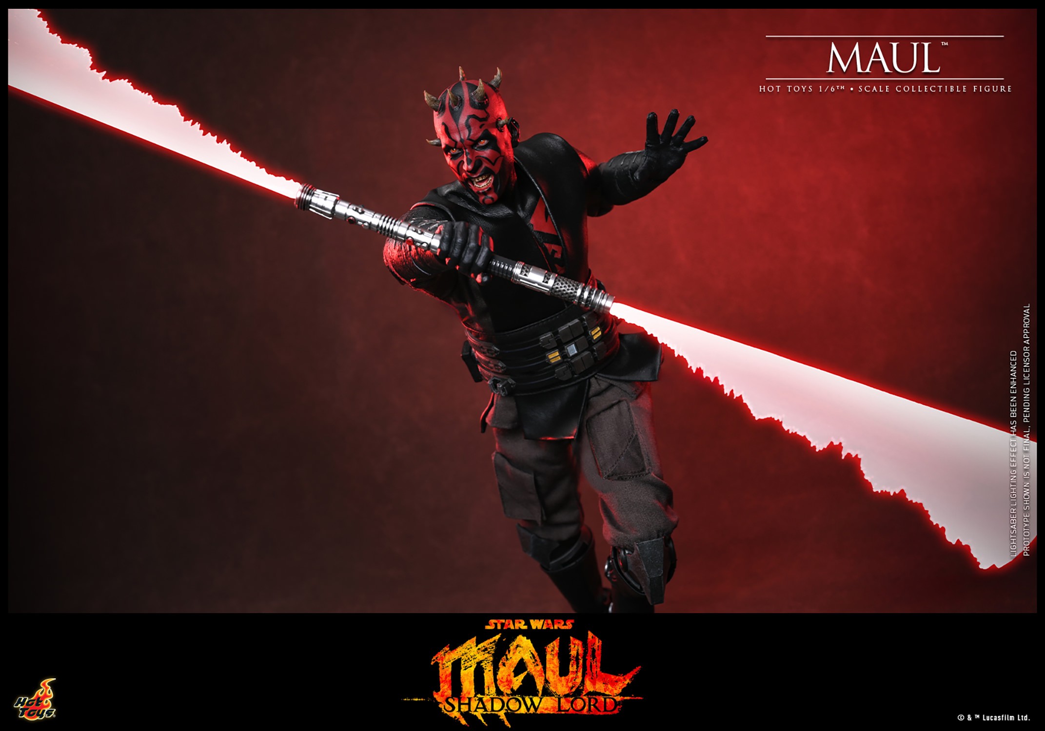 Star Wars Maul Sixth Scale Figure  (Prototype Shown) View 8