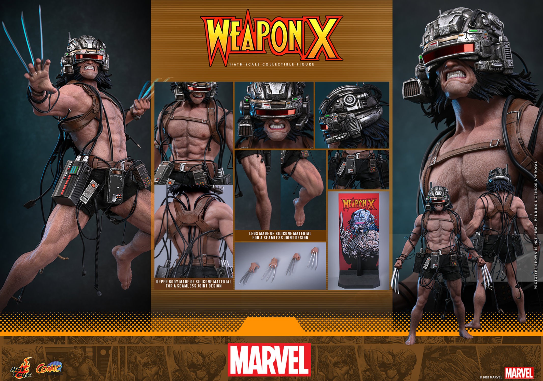 Marvel Weapon X Sixth Scale Figure  (Prototype Shown) View 18