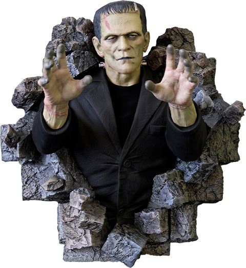 Universal Monsters Frankenstein Wall Sculpture Wall Decor  (Prototype Shown) View 12