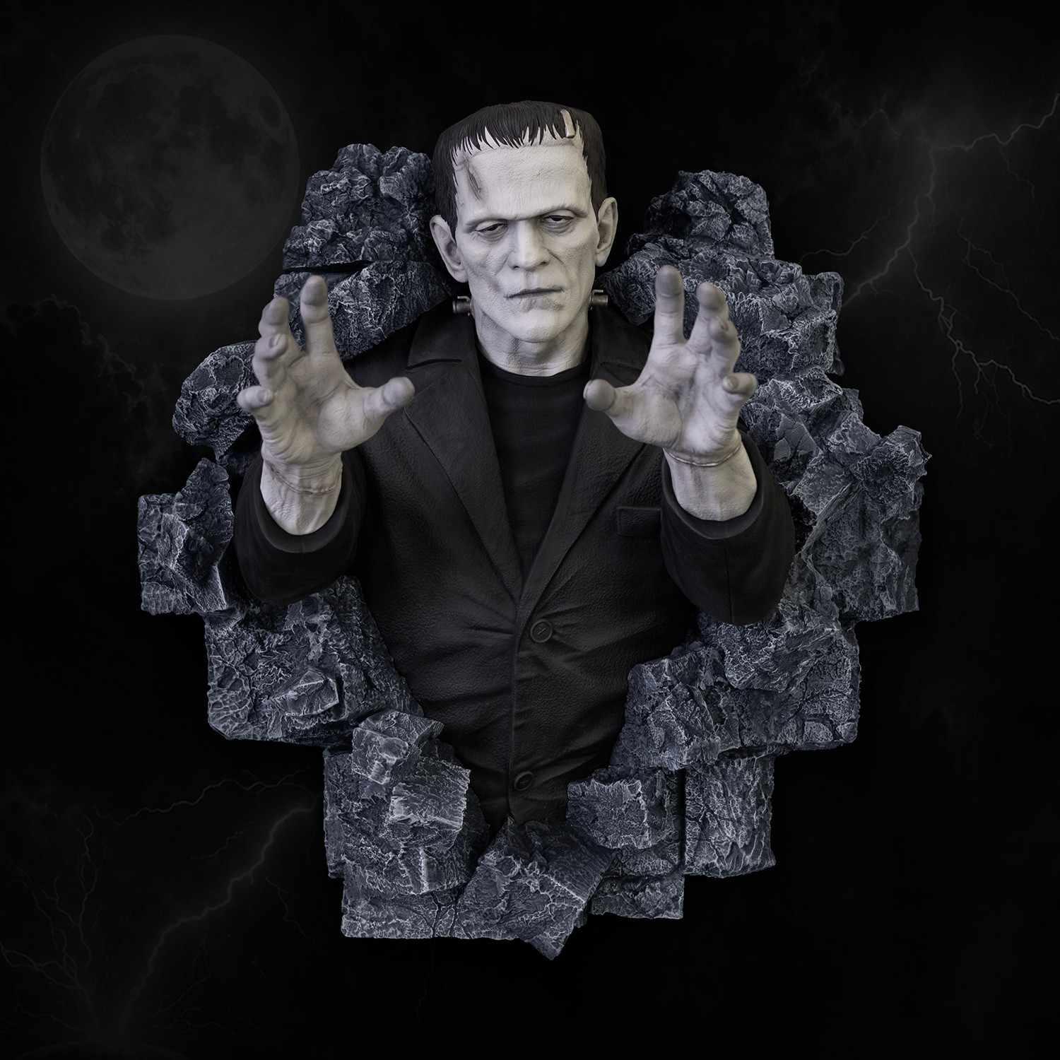 Universal Monsters Frankenstein Wall Sculpture (Classic Horror Edition) Wall Decor  (Prototype Shown) View 1