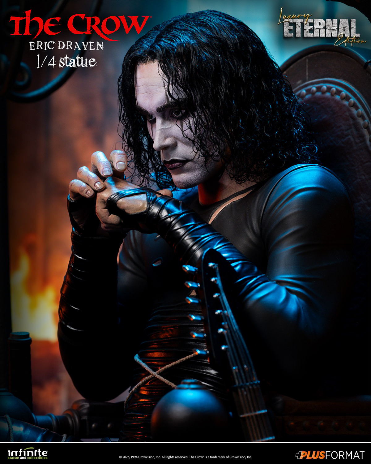 Eric Draven (Luxury Eternal Edition) Quarter Scale Statue