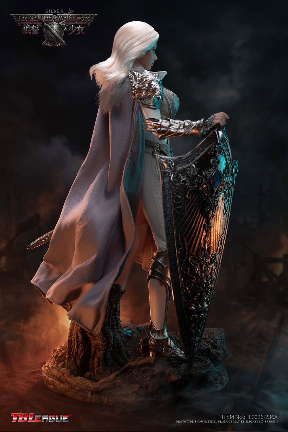 TBLeague The Girl Under Wolf’s Ward (Silver) Sixth Scale Figure  (Prototype Shown) View 9