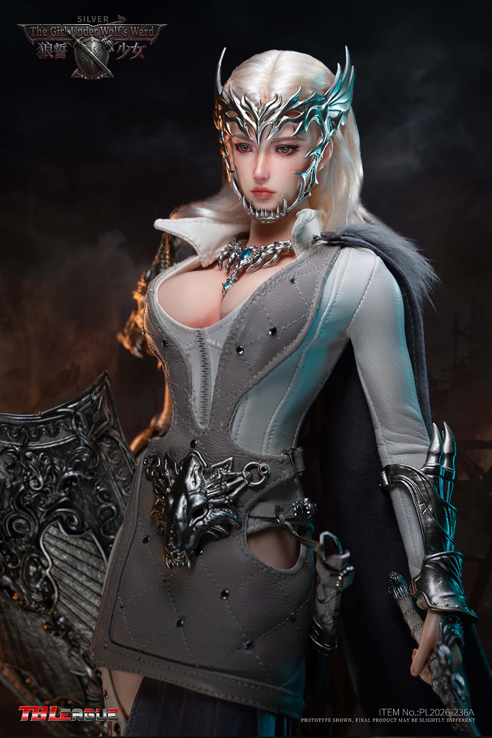 TBLeague The Girl Under Wolf’s Ward (Silver) Sixth Scale Figure  (Prototype Shown) View 11