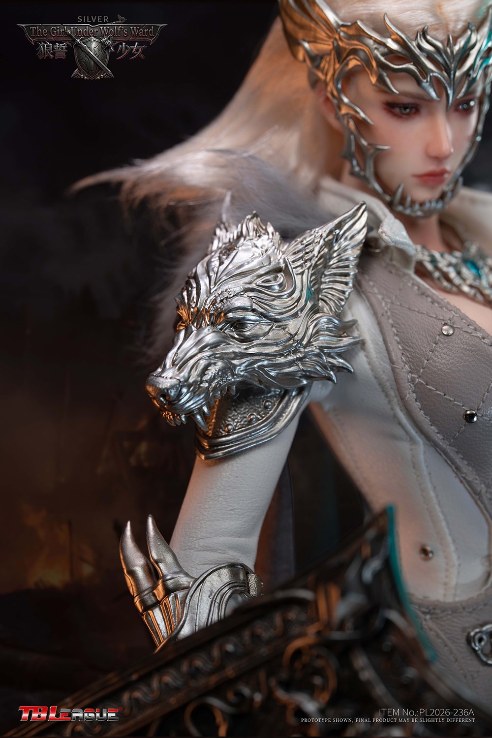 TBLeague The Girl Under Wolf’s Ward (Silver) Sixth Scale Figure  (Prototype Shown) View 12