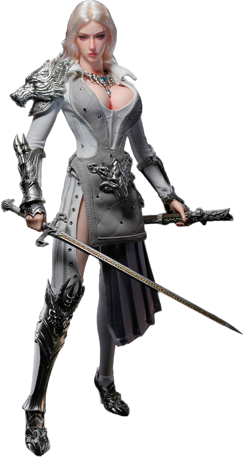 TBLeague The Girl Under Wolf’s Ward (Silver) Sixth Scale Figure  (Prototype Shown) View 16