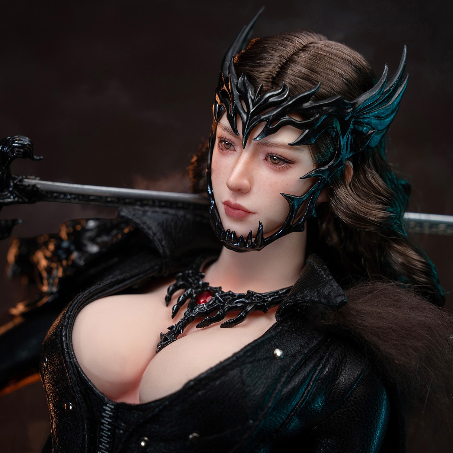 TBLeague The Girl Under Wolf’s Ward (Black) Sixth Scale Figure  (Prototype Shown) View 6