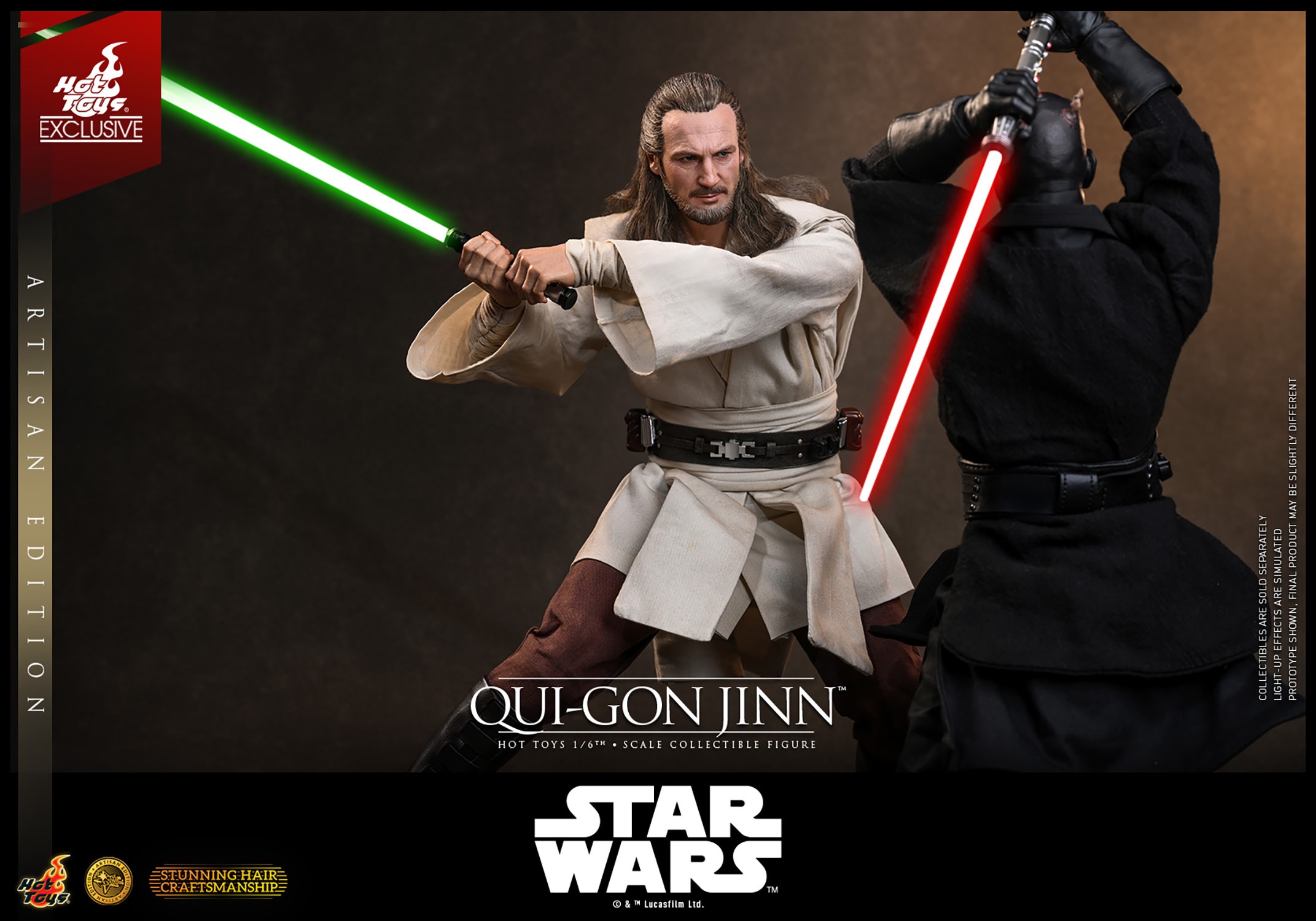 Star Wars Qui-Gon Jinn™ (Artisan Edition) Sixth Scale Figure  (Prototype Shown) View 9