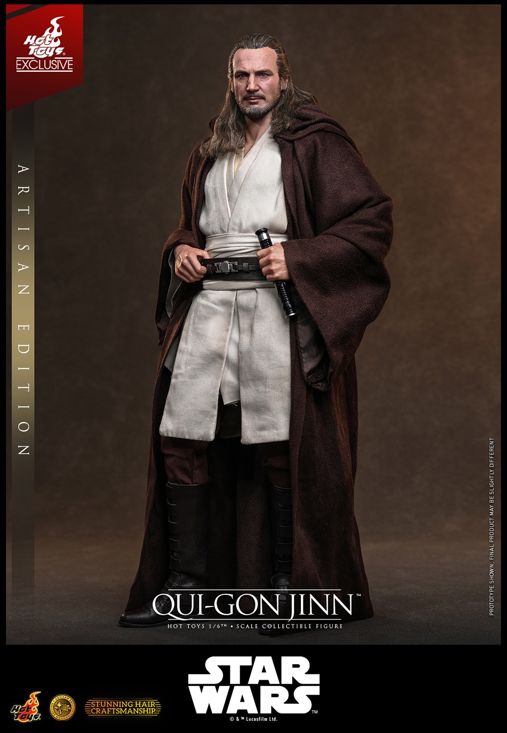 Star Wars Qui-Gon Jinn™ (Artisan Edition) Sixth Scale Figure  (Prototype Shown) View 13