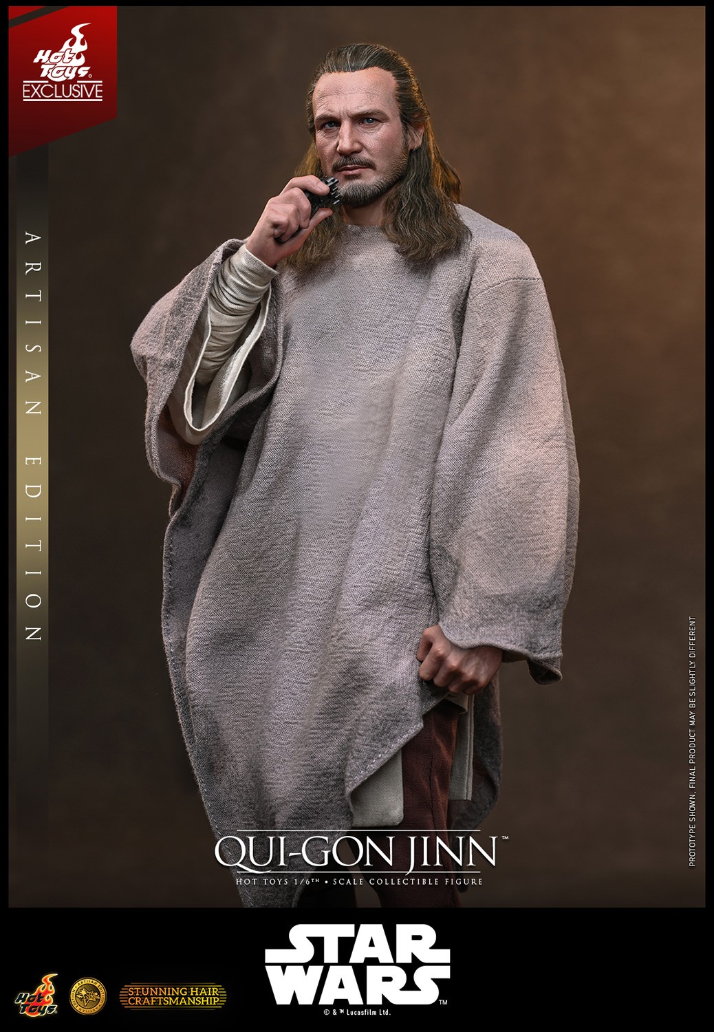 Star Wars Qui-Gon Jinn™ (Artisan Edition) Sixth Scale Figure  (Prototype Shown) View 16