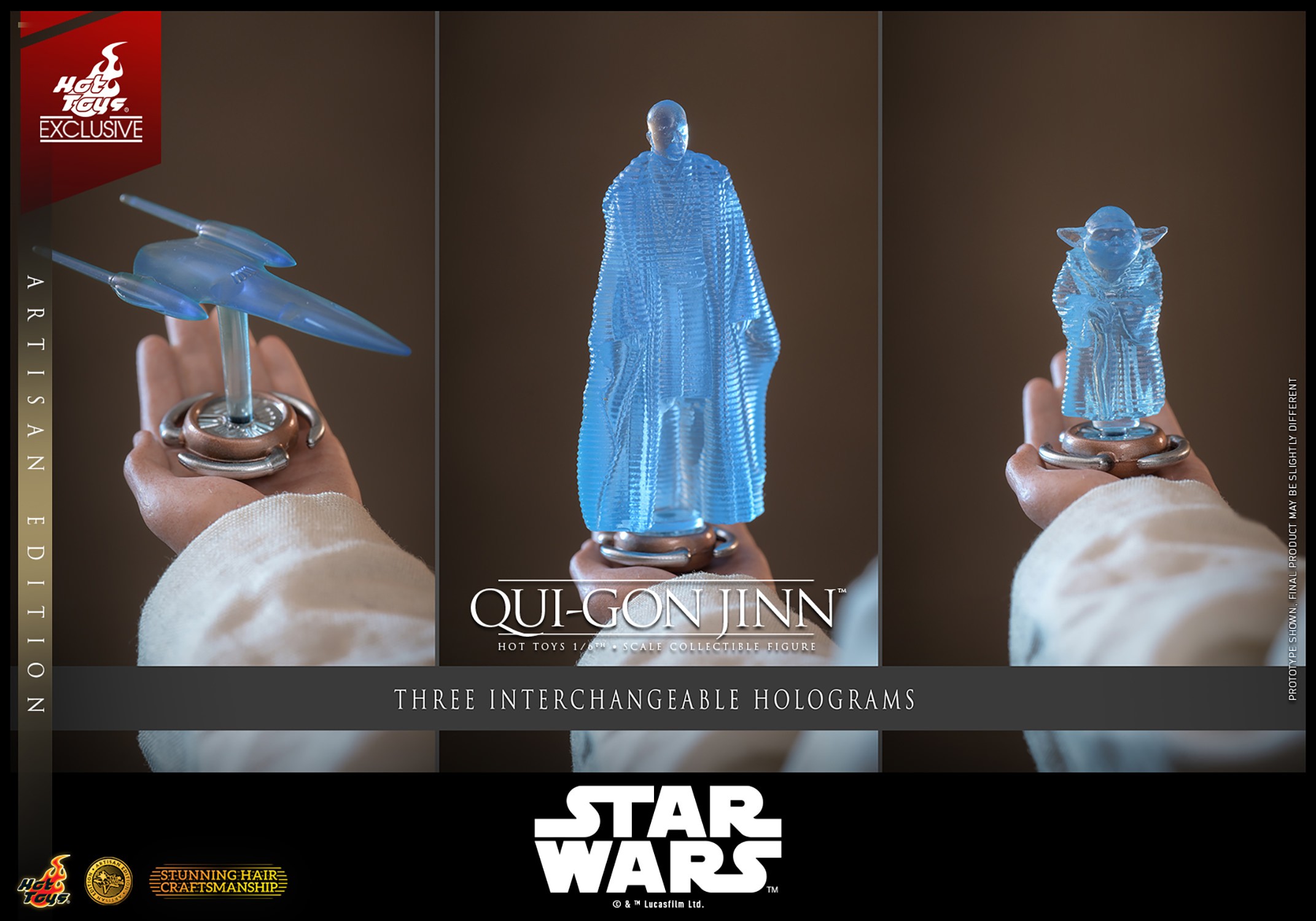 Star Wars Qui-Gon Jinn™ (Artisan Edition) Sixth Scale Figure  (Prototype Shown) View 20