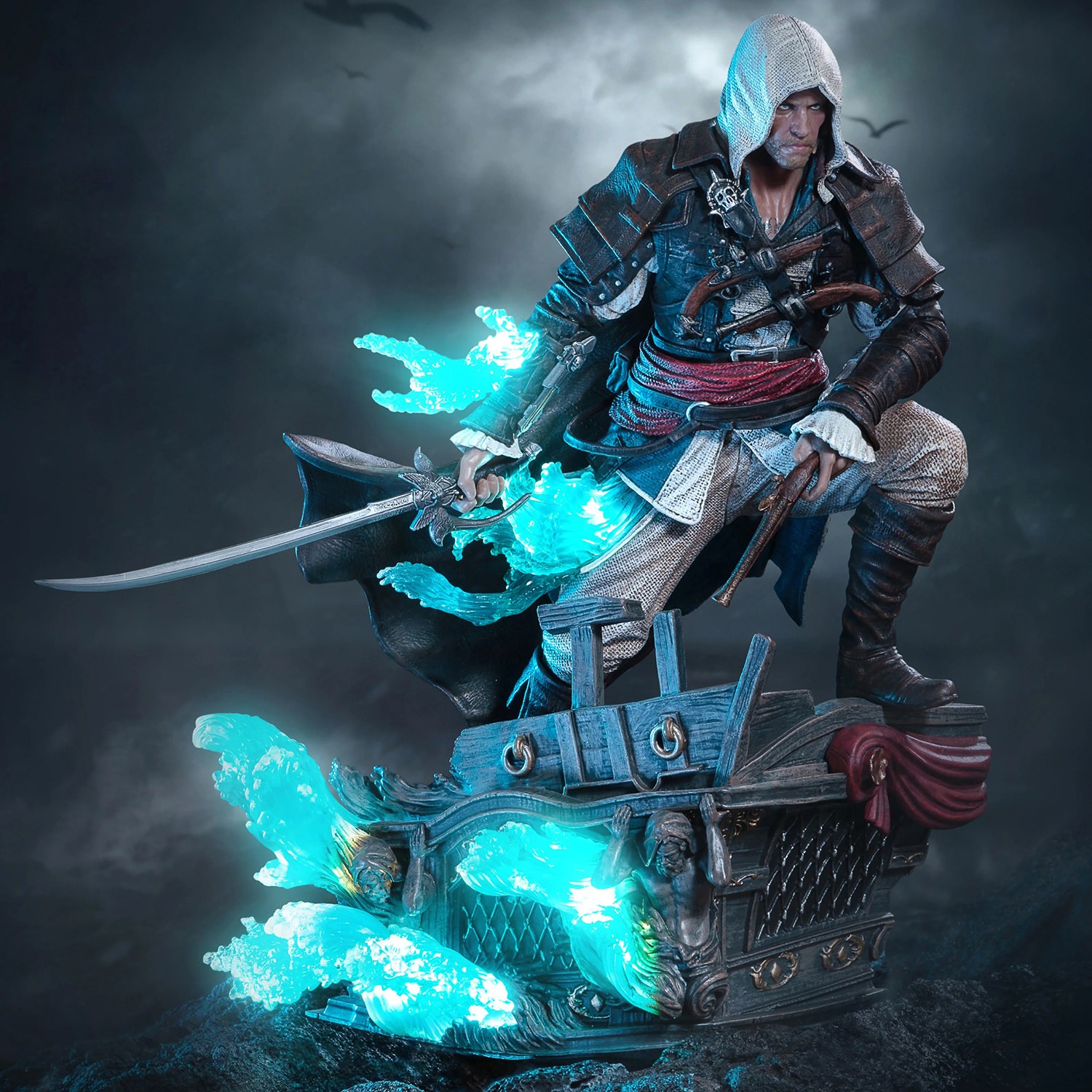 Assassins Creed Animus Edward Statues  (Prototype Shown) View 3