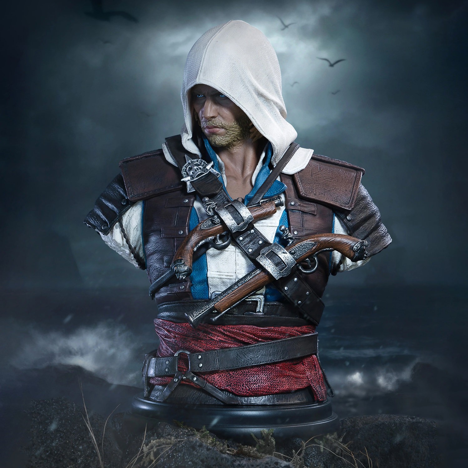 Assassins Creed Edward Bust  (Prototype Shown) View 3