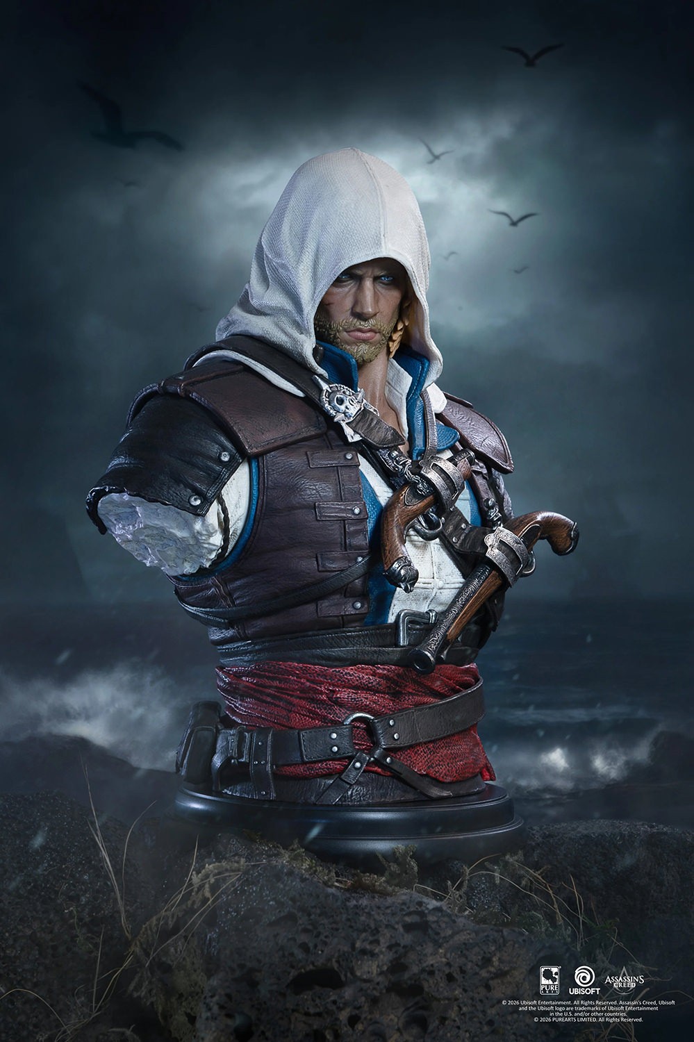 Assassins Creed Edward Bust  (Prototype Shown) View 10