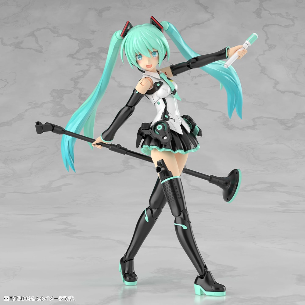 Frame Arms Frame Music Girl Hatsune Miku Model Kit  (Prototype Shown) View 1