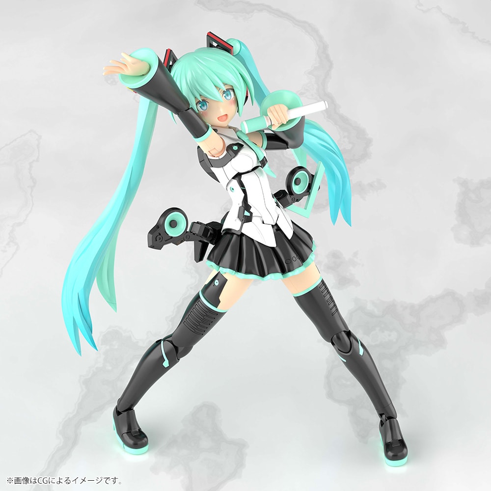 Frame Arms Frame Music Girl Hatsune Miku Model Kit  (Prototype Shown) View 4