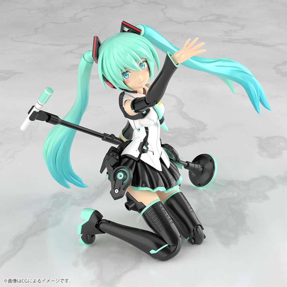 Frame Arms Frame Music Girl Hatsune Miku Model Kit  (Prototype Shown) View 5