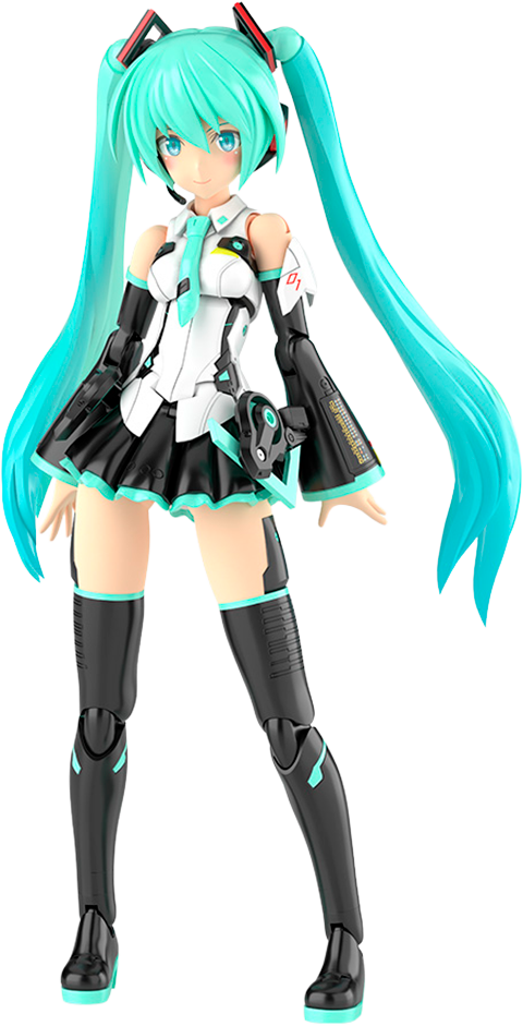 Frame Arms Frame Music Girl Hatsune Miku Model Kit  (Prototype Shown) View 15